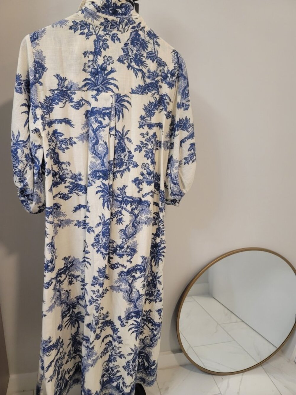 Trish Scully Victorian Long Sleeve Maxi Dress large Multicolor - Picture 5 of 8